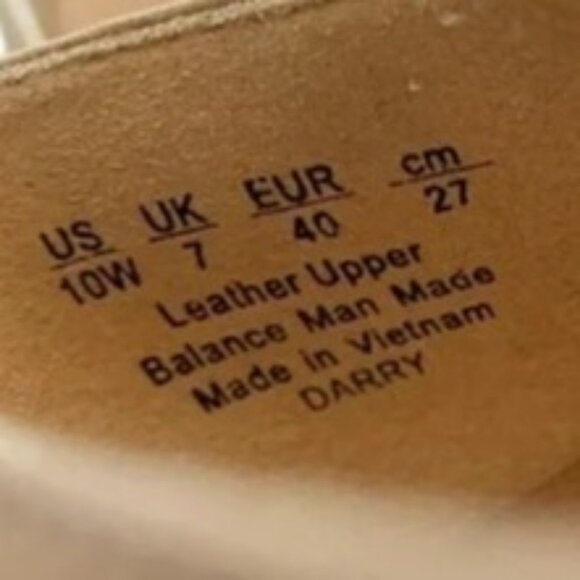 NATURALIZER Darry Lug Sole Heeled Platform Leather Loafer 10W 10 Wide Chunky Tan - Picture 9 of 9